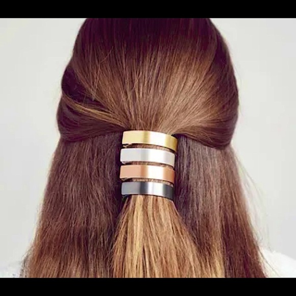 Jen Atkin x Chloe & Isabel Ponytail Clip, Dark Gray/Gunmetal, New in Box - Picture 5 of 5